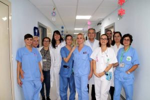 equipo que compone el nuevo área quirúrgica del Hospital Macarena