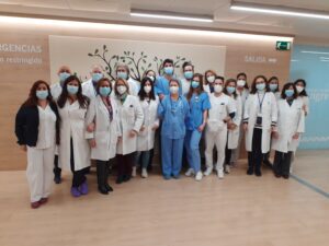 equipo asistencial de la unidad de Hematología